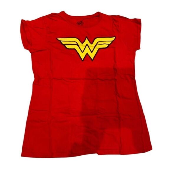 DC Comics Original Wonder Woman Short Sleeve Graphic T-Shirt in Red Size Medium - Picture 2 of 5